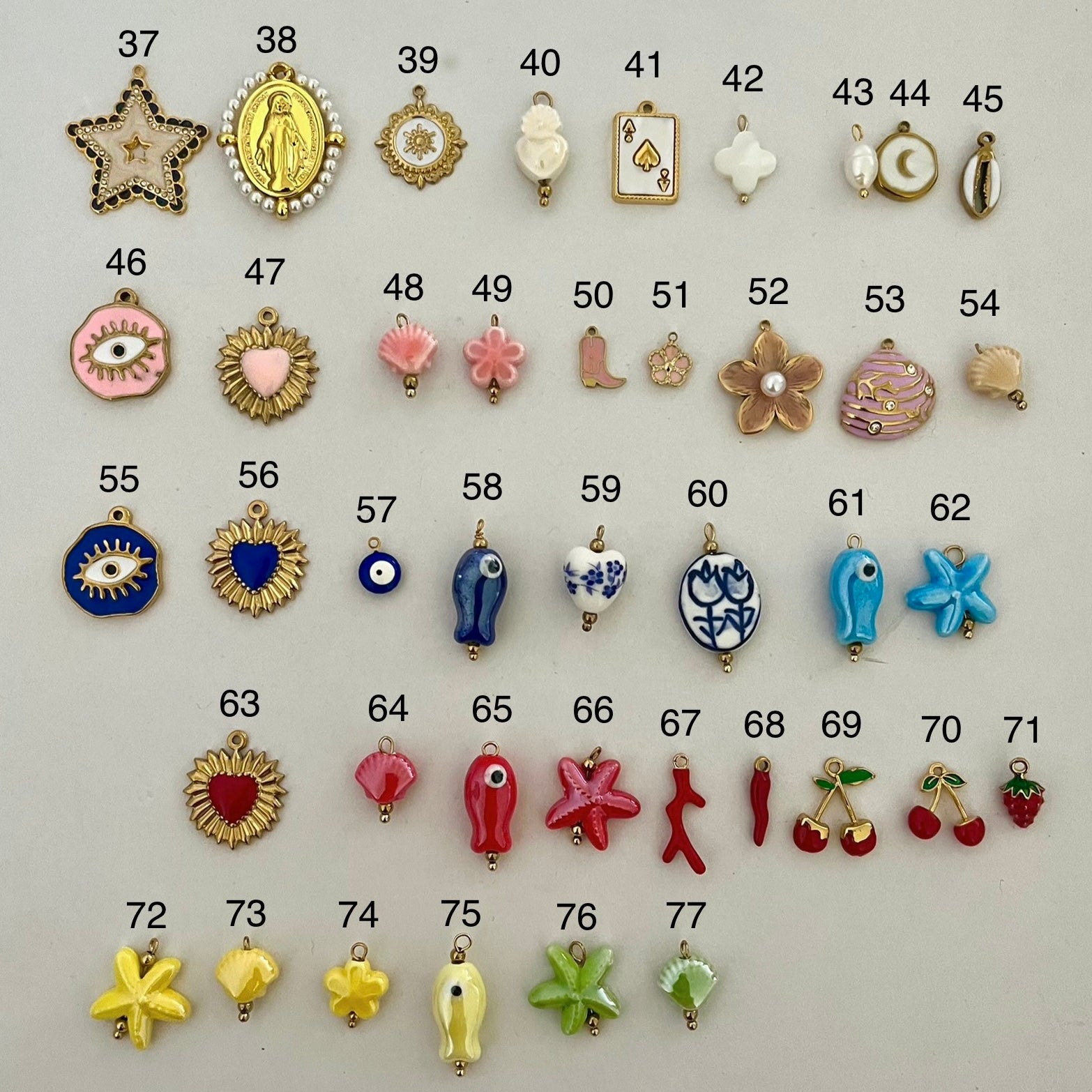 Bracelet Charms - A composer