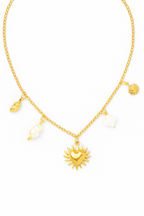 Collier Charms - ROSE